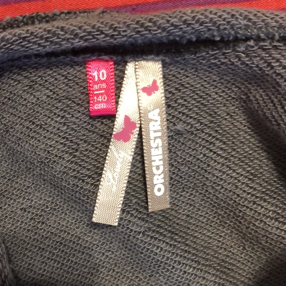 Pretty gray dress with flowers SIZE XS 7$ - Picture 3 of 3